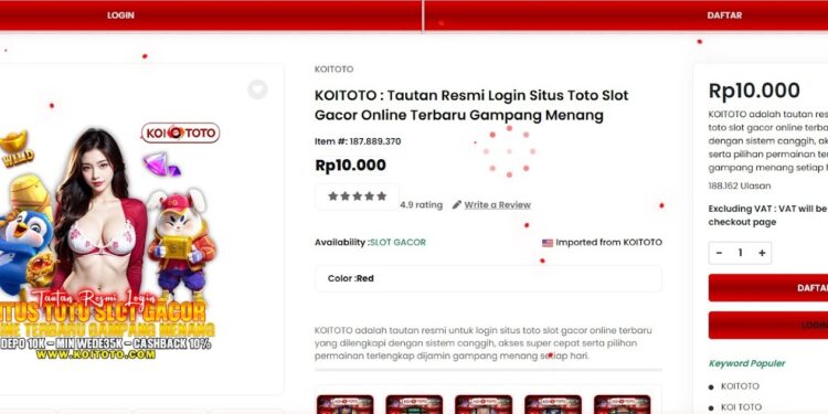 KOITOTO Link Alternatif: Akses Login Situs Toto & Slot Gacor Paling Gampang Menang Hari Ini