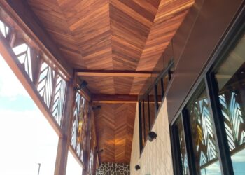 Peachtree City Outdoor Living Refined with Brazilian Wood Ipe Decking